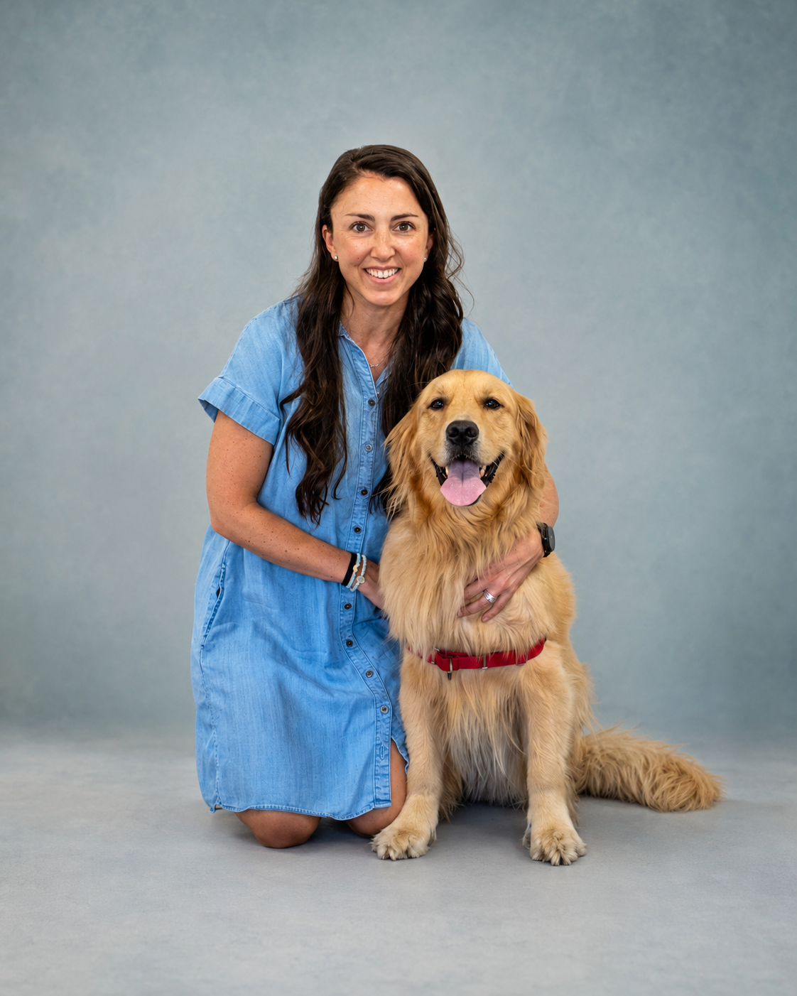 Dr. Chrissy Fischer with Mulligan